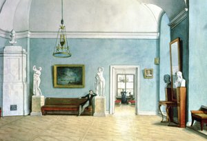 Nyklassisk interiör, ca 1820